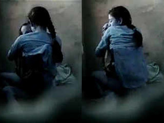 Indian girl rides with her uncle