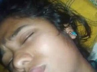 Indian college student Rohini has sex with her boyfriend