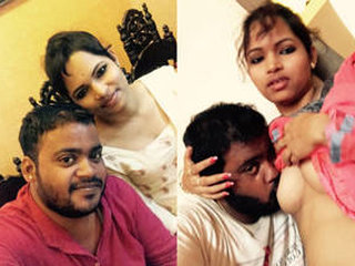 Adorable Indian girl receives oral pleasure from her partner in a sensual video featuring explicit content