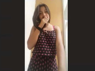 Charming girl from northeast region undressing