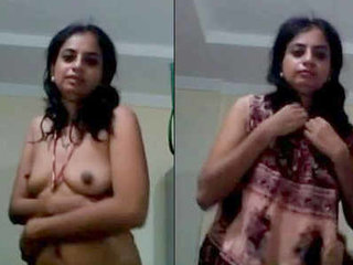 Desi bhabi's sensual striptease performance
