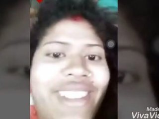 A married woman from the village engages in inappropriate behavior with her lover on video