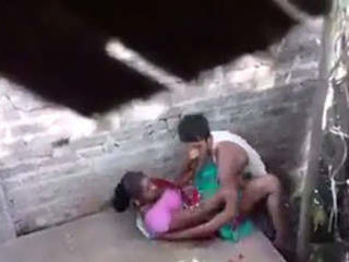 Rustic lovers exposed and covertly filmed in the hamlet