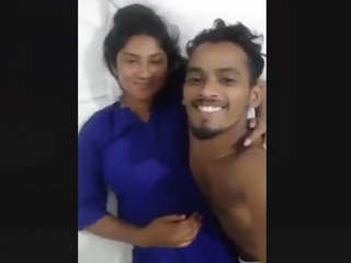 Couple relaxing in Oyo hotel room - Part 1
