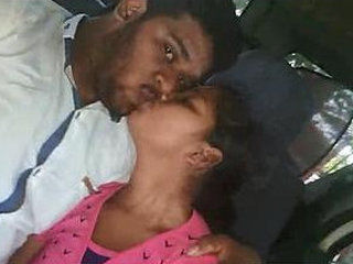 Indian couple engages in car sex and oral pleasure