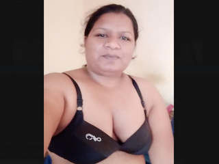 Punjabi wife reveals her large breasts