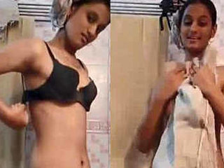 Suguna, a girl from Chennai, records herself while pleasuring herself