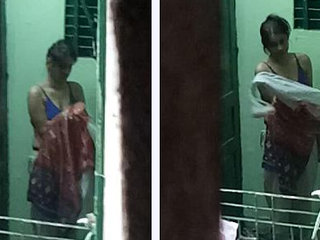 Indian girlfriend gets dressed up