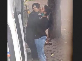 Passionate encounter in the great outdoors