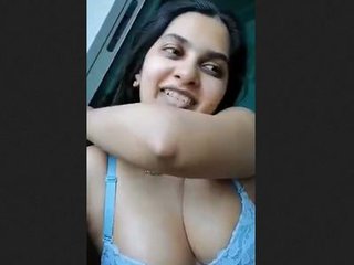 Young and attractive couple engaging in intimate activities