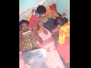 Shared pleasure of a married woman with her friend