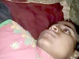 Desi wife's sensual lovemaking in the moonlit village