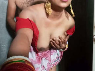 Cancer has rough sex with his daughter-in-law in a doggy position while standing up