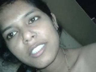 Indian wife gives blowjob and rides on top while chatting in Hindi