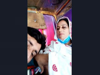 A Pakistani husband's affectionate wife gives a sensual blowjob