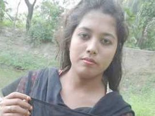 A rural girl from India displays her genitals on camera