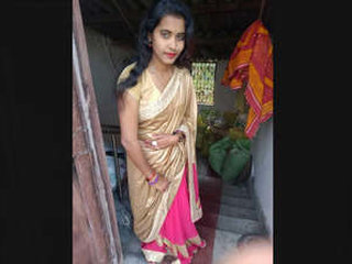 Desi beauty in lingerie after a soothing bath