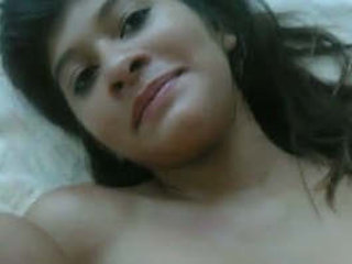 A seductive Latina woman from Mumbai engages in oral and vaginal intercourse