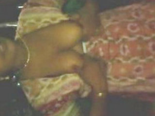 Indian aunt reveals her breasts