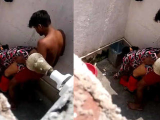 Indian sister-in-law discovered engaging in sexual activity with brother-in-law in restroom