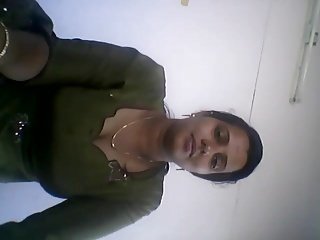 Indian girl with curly hair gets naughty in public