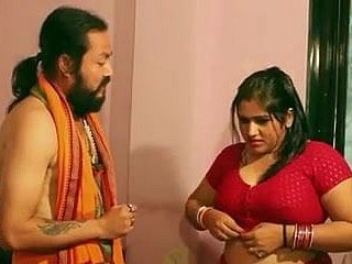 Swamiji satisfies his desires with a curvy bhabhi