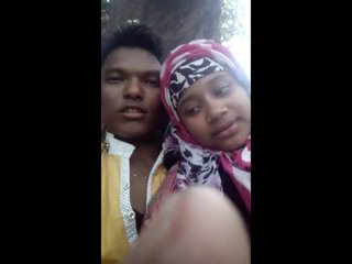 Desi girl's tits fondled by her boyfriend in a video clip