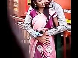 Desi couple's steamy park rendezvous in the shadows