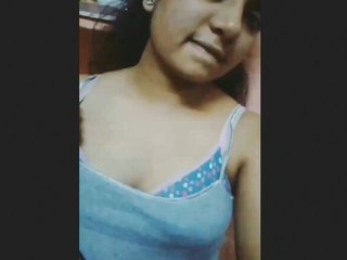 Indian babe flaunts her boobs and pussy in a steamy video