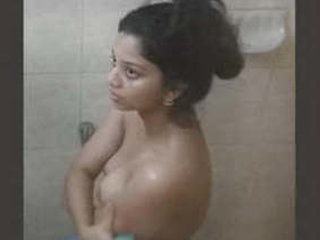 Desi babe gets naughty and wet in a new video captured by her stepbrother