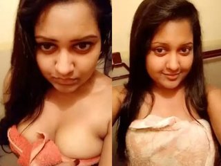 Cute Indian girl gets naughty on camera