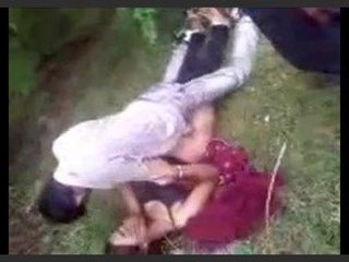 Indian couple gets gangbanged in the forest