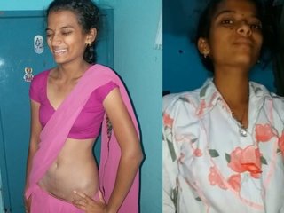 Teen slim girl from Andhra Pradesh masturbates hard