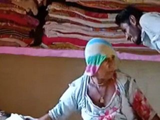 Country guy has sex with mature woman in village