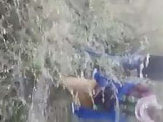 Desi Randi gets dirty with a client in the great outdoors