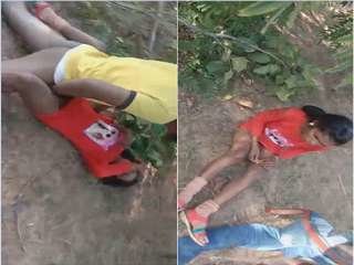 Amateur Desi couple enjoys outdoor sex in village