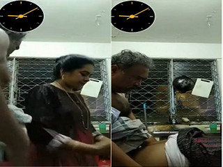 Amateur desi couple gets caught in the act of lovemaking