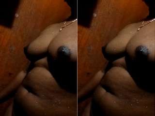 Exclusive Tamil wife's bathing part 2: A steamy video