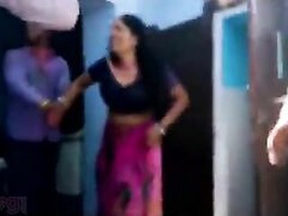 Desi MMS scandal featuring Indian bhabhi and devar during Holi