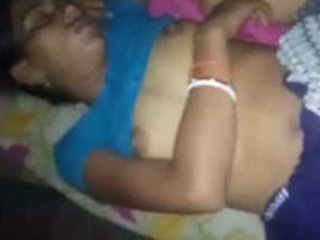 Husband's secret camera captures sleeping bhabhi in the nude