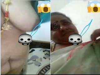 Mallu bhabhi flaunts her big boobs and pussy in exclusive video