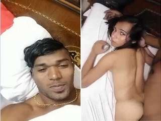 Indian babe gets fucked in her hotel room