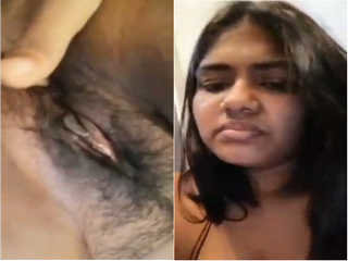 Exclusive video of Sri's big boobs and cute pussy