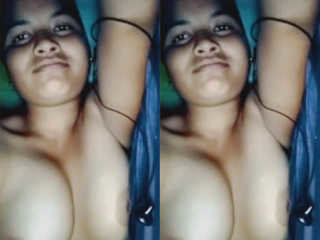 Exclusive nude video of a sexy Indian girl in part 1