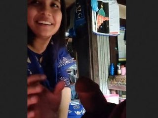 Watch a hot Desi teen cam girl give her boyfriend a blowjob on camera