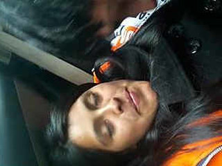 Indian babe gets fucked hard in the car