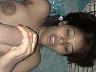 A cute Bhojpuri girl gives a clear sounding blowjob