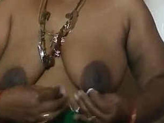 Tamil wife in saree gets naughty on camera