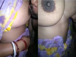 Exclusive video of married couple indulging in tit play