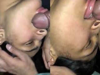 Steamy night with Pakistani couple sucking tits and giving BJ